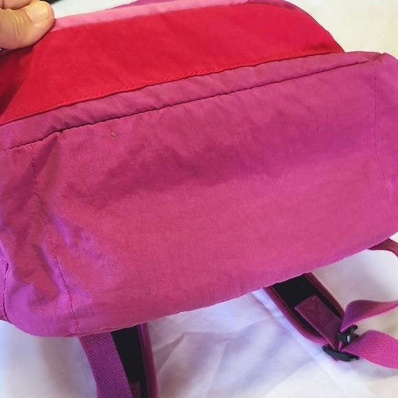 KIPLING Seoul Go Large Laptop Pink Color Block Backpack Lightweight Travel - Picture 14 of 14
